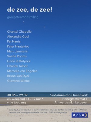 ANNA3 | 30 juni tot 29 september 2024 | Zomertentoonstelling 2024 | 'de zee, de zee!' | 14.00 uur - 17.00 uur | Sint-Anna-ten-Drieënkerk Antwerpen Linkeroever
